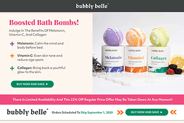 Bubbly Belle Boosted Bath Bombs